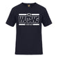 WuTang Forever Navy and White Tee