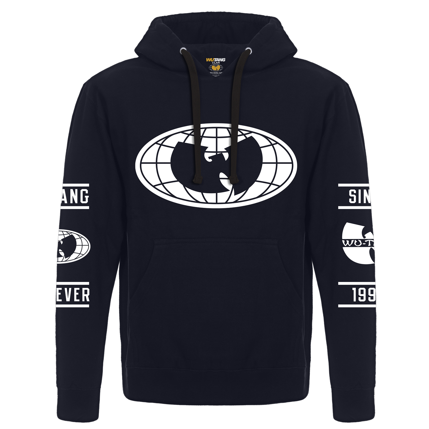 Wu Globe Hoodie Navy and White