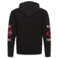 Wu Globe Hoodie Red and Black