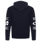 Wu Globe Hoodie Navy and White