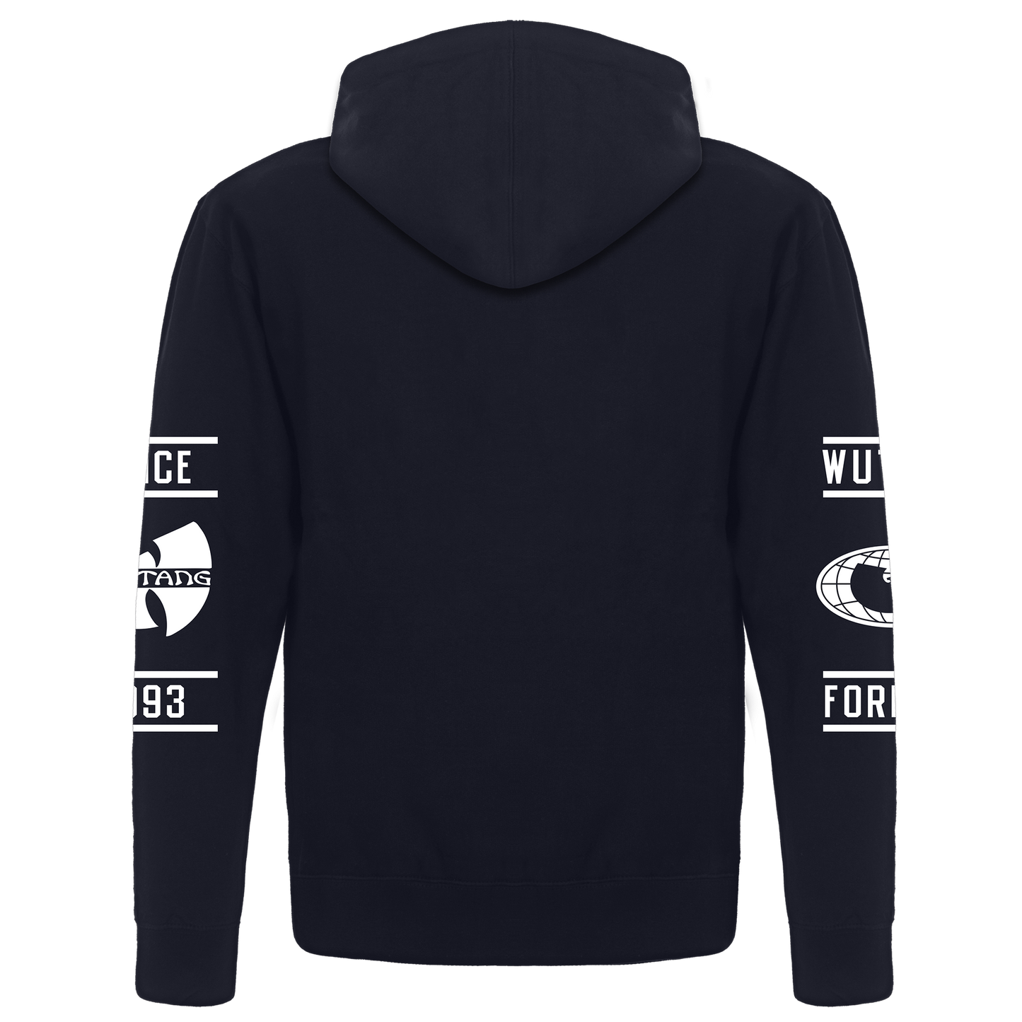 Wu Globe Hoodie Navy and White
